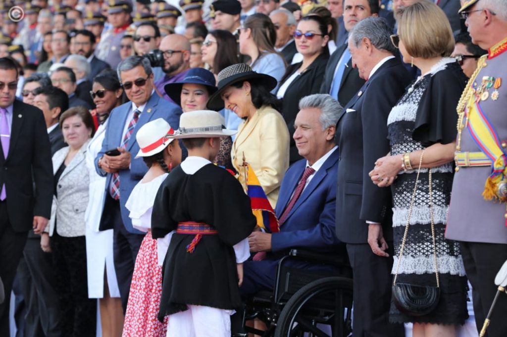 Mandatario Lenín Moreno Presidió Desfile Cívico Militar En Conmemoración Por Los 210 Años Del 4732