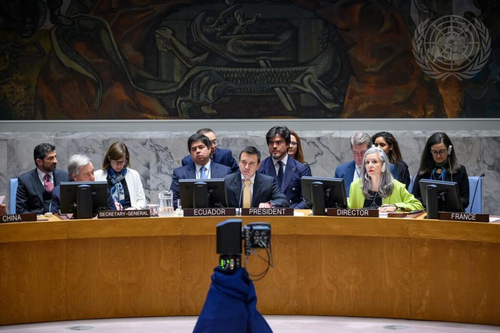 EL PRESIDENTE NOBOA EN EL CONSEJO DE SEGURIDAD DE LA ONU: “CREO EN UN ...