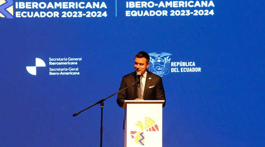 EL PRESIDENTE NOBOA LIDERÓ LA APERTURA DE LA XXIX CUMBRE IBEROAMERICANA CON UN MENSAJE DE INCLUSIÓN Y OPORTUNIDADES PARA LOS JÓVENES