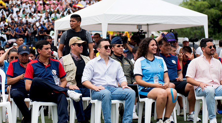 EL PRESIDENTE NOBOA IMPULSA EL DEPORTE COMUNITARIO CON LA INAUGURACIÓN DE LOS JUEGOS NACIONALES DE LIGAS BARRIALES Y PARROQUIALES GUAYAQUIL 2024