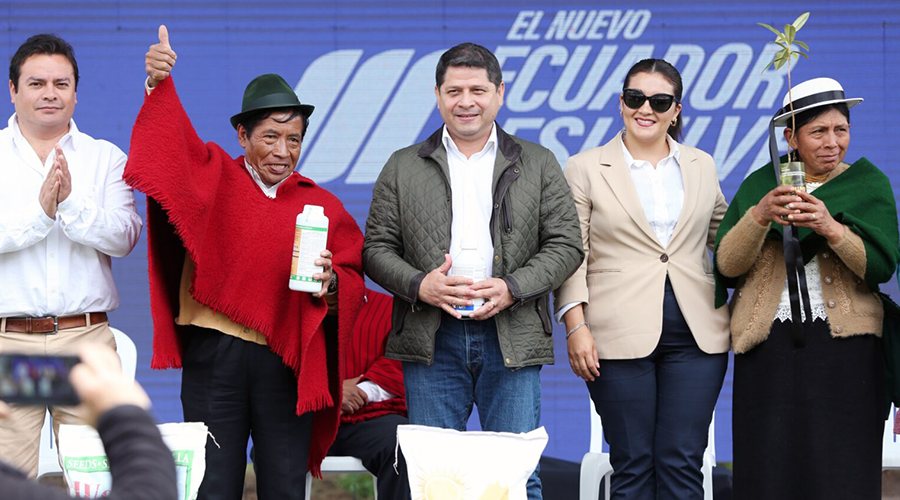 PRODUCTORES DE CHIMBORAZO, COTOPAXI, TUNGURAHUA Y BOLÍVAR RECIBEN RESPALDO DEL GOBIERNO